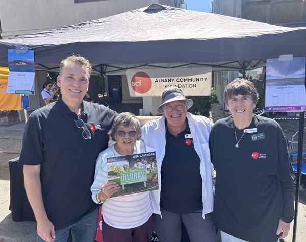 Jon with Albany Community Foundation volunteers at the Solano Stroll